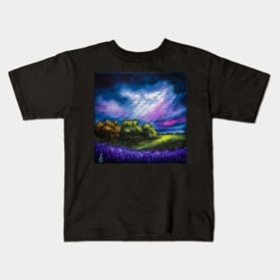 Dramatic sky landscape Kids T-Shirt